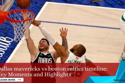 image of dallas mavericks vs boston celtics timeline