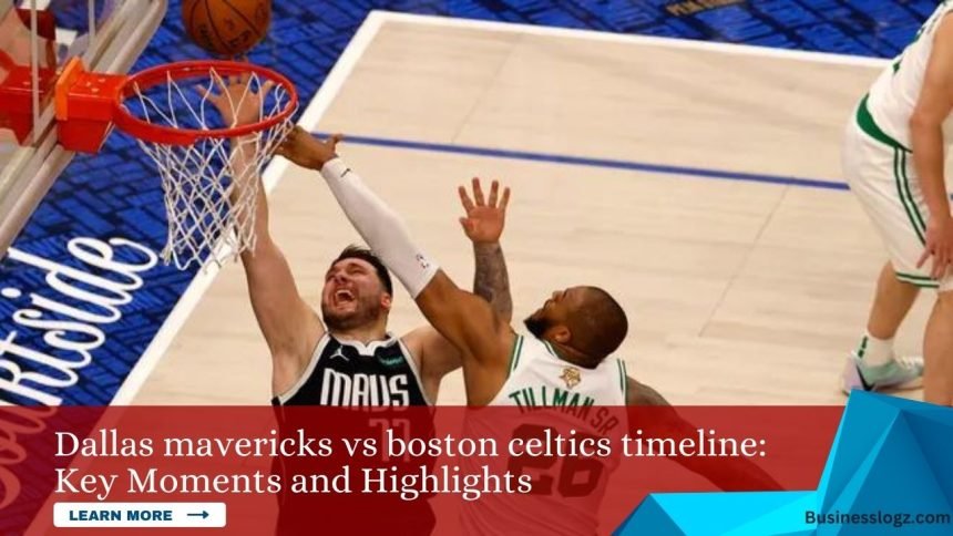 image of dallas mavericks vs boston celtics timeline