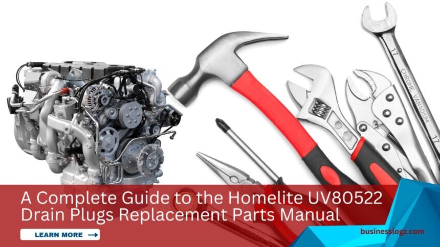 image of homelite uv80522 drain plugs replacement parts manual